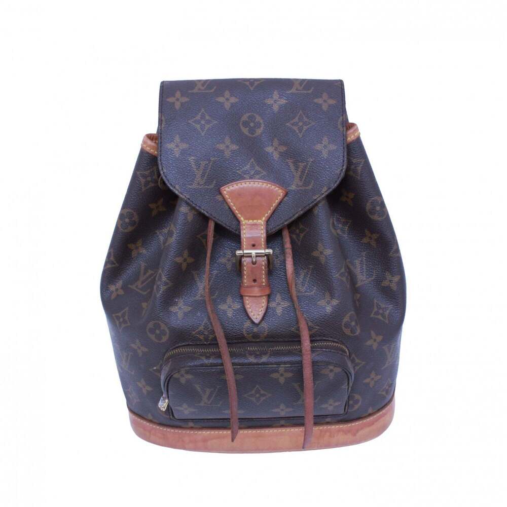 LOUIS VUITTON Authentic Brown Monogram Canvas Backpack